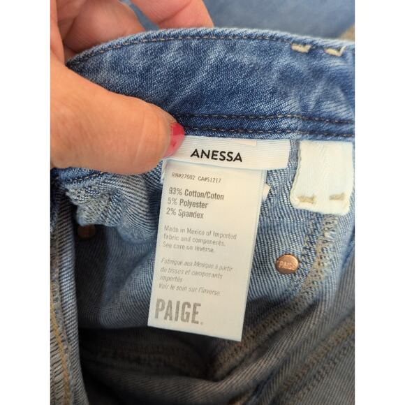 PAIGE Blue Flare & Wide Leg Jeans - Picture 11 of 13